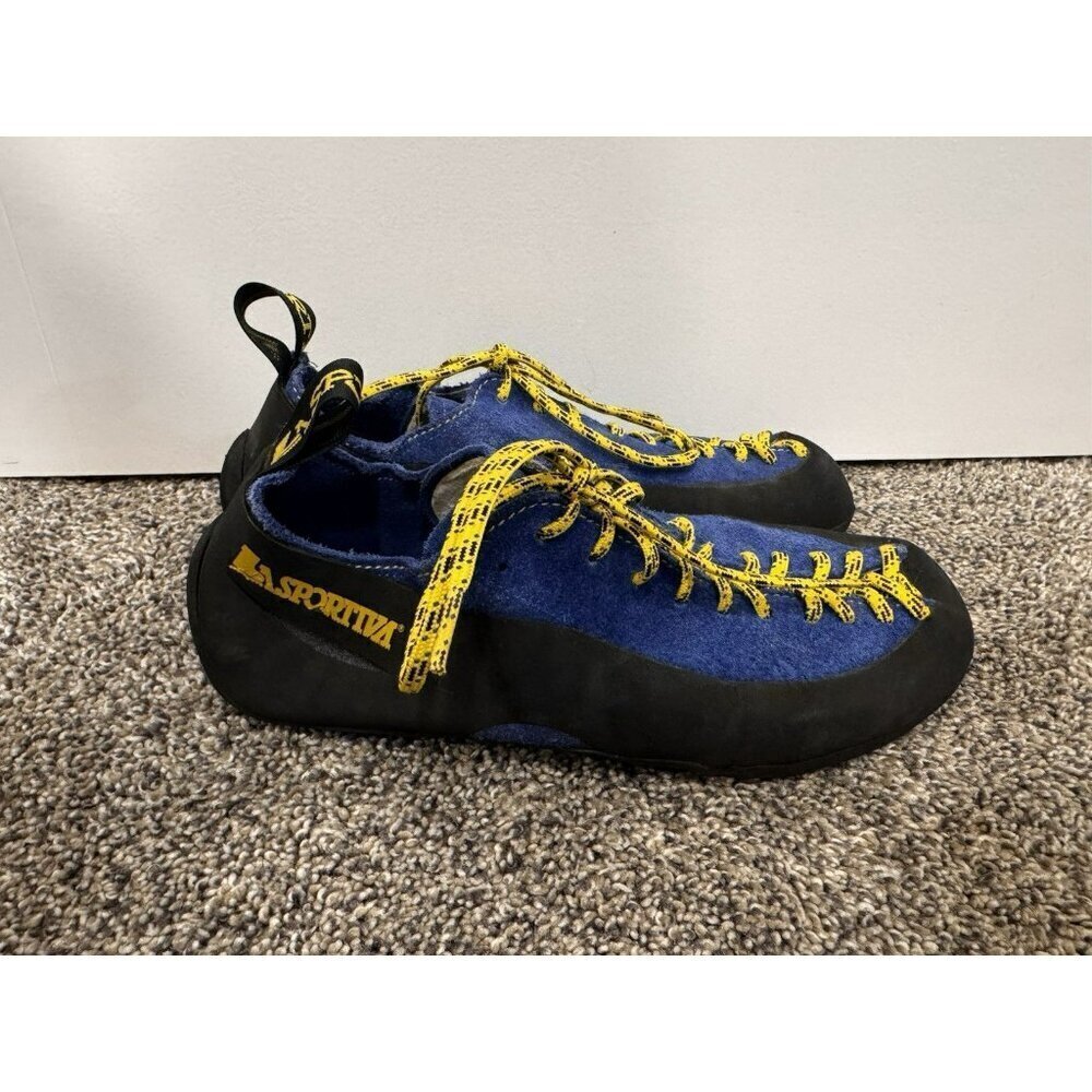 La Sportiva Blue Men’s Lace Up Climbing Shoes Size 39 EUC